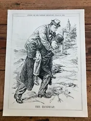 Buy 1924 Cartoon Print . The Handicap ! Winston Churchill  • 13.99£