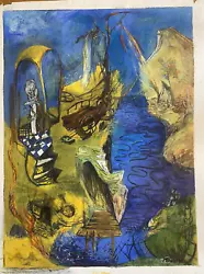 Buy Surrealist Painting In Pastel - Artist M Davies • 75£