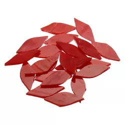 Buy 50g Stained Glass Mosaic Leaf Red Orange Yellow Glass Mosaic Tiles Bulk • 8.54£
