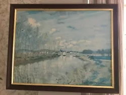 Buy Claude Monet, Sailing Boat Argenteuil - Impressionist River Art Print - Framed • 22£