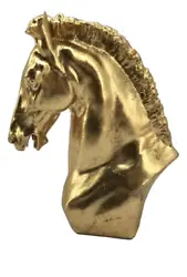 Buy Gold Horse Head Sculpture • 66.31£