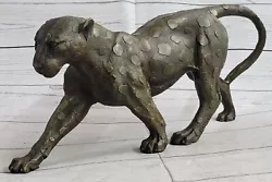 Buy Jaguar Panther Leopard Cougar Big Cat Collector Artwork Bronze Bugatti Gift • 340.06£