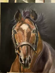 Buy Original Frankel Portrait,horse Racing Art,Equestrian,Equine ,David Tarrant • 800£