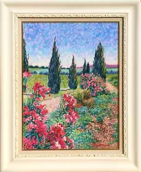 Buy Diane Monet, Garden Of Flowers, Oil On Canvas, Signed • 2,391£