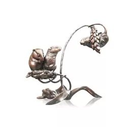 Buy Richard Cooper Bronze Mice Collection Two's Company Harvest Mice Figurine • 110£