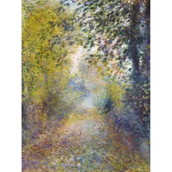 Buy Renoir In The Woods Painting Landscape Canvas Art Print Poster • 13.99£