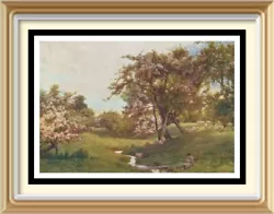 Buy Vintage 1929 Alfred William Parsons Art Print WHEN NATURE PAINTED ALL THINGS GAY • 1.75£