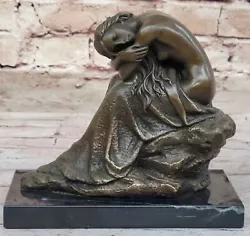 Buy Milos Hot Cast Bronze Sculpture Erotic Female Figurine Artistic Home Decor Sale • 107.08£
