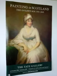 Buy Tate Gallery Exhibition Poster 1986/87  Painting In Scotland  Henry Raeburn ~ • 45£