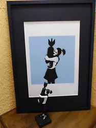Buy BANKSY Lithograph 50 X 35 Cm  Bomb Hugger , With Sculpture, Limited  FRAMED  • 100.18£