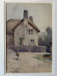 Buy Robert Russell Macnee Scottish Impressionist Watercolour Signed 1927 • 200£