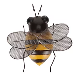 Buy Bee Wall Decor Metal Bright Colors Metal Bee Sculpture For Family Garden NDE • 24.06£