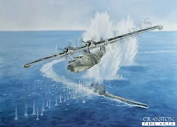 Buy Original Aviation Oil Painting  270 Squadron Catalina Royal Air Force U-Boat 515 • 3,200£
