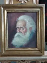 Buy Antique Original Oil Painting Portrait By J Pericot (FRENCH) 260mmx210mm... • 62£