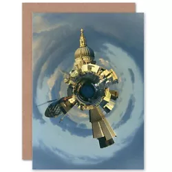 Buy Photo Painting Small World Skyline London England Blank Greeting Card • 4.42£