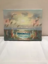 Buy Beach Oil Painting On Canvas 8” X 10” Signed Bernard Duggan Seascape Ocean • 24.82£