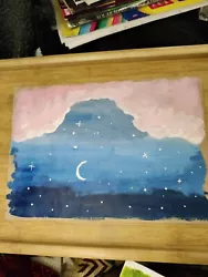 Buy Pastel Sky And Clouds Painting On Paper • 5£