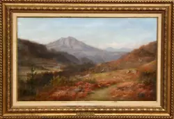 Buy Stephen Enoch Hogley, Mountain Landscape, Oil On Canvas, Signed Verso • 3,985£