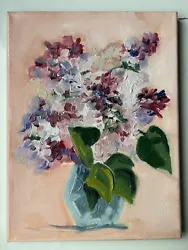 Buy Still Life  Oil Painting Lilac Flowers • 30£
