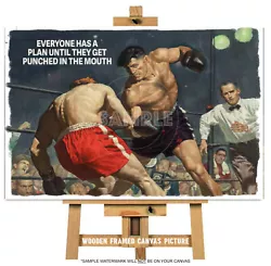 Buy Connor Brothers Art Canvas Retro Style Connor Brothers Boxing Canvas Wall Art #2 • 24.99£