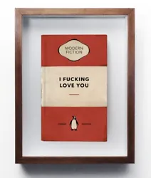 Buy The Connor Brothers -I F*cking Love You - Hand Painted Book • 2,250£