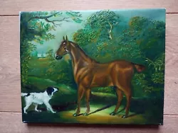 Buy Horse And Dog Oil Painting • 4.99£