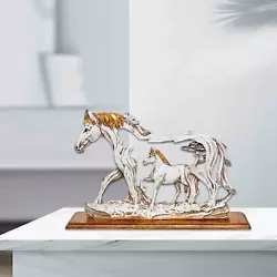 Buy Modern Standing Horse Statue Art Sculpture Home Tabletop Decorations Artwork • 18.84£