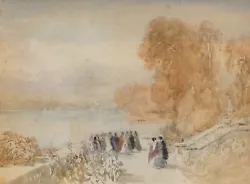 Buy David Cox O.W.S. (1783-1859) - Lake Windermere During The Regatta Watercolour • 995£
