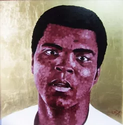 Buy  Float Like A Butterfly  - Stunning Large Original Oil Painting Of Muhammad Ali • 300£