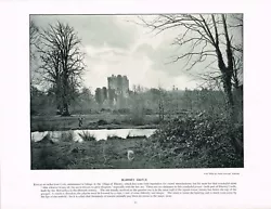 Buy Blarney Castle County Cork Ireland Antique Print Old Picture C1896 PI#260 • 5.99£