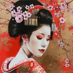Buy Geisha Compartment Art Printing Certificate • 35.15£