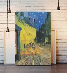 Buy Van Gogh Cafi Terrace At Night CANVAS WALL ART PAINTING PRINT ARTWORK CLASSIC • 64.99£