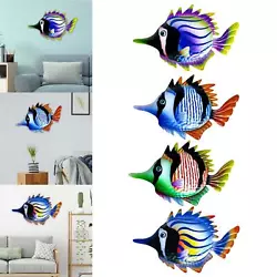 Buy Fish Wall Decor Wall Sculptures Cute For Living Room Beach Decorations • 7.69£