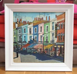 Buy London Portobello, Oil Painting Framed  • 335£