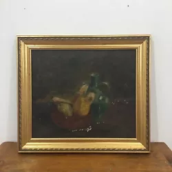Buy Vintage Framed Original Still Life Oil Painting Stretched Canvas  • 40£