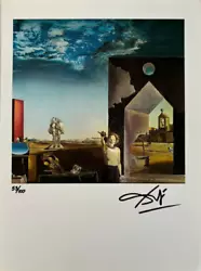 Buy Dalí Hand Signed Original Lithograph Print Certificate And $3,500 Appraisal- • 156.71£
