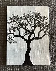 Buy ACEO Original Acrylic Hand Painted Tree Mother Nature Trees Arborist Nature • 5.82£