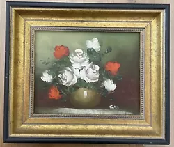 Buy Vintage Oil Painting On Canvas, Still Life, Antique Style Frame, Signed ‘John’ • 85£