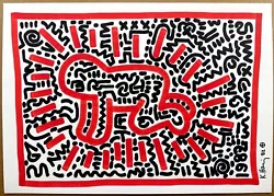 Buy ❤️ Keith Haring - Pop Art - Original Drawing - Radiant Baby • 145£