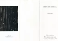Buy Editions-Leporello: Imi Knoebel Drawings Gallery Fahnemann Berlin 1991 • 18.02£