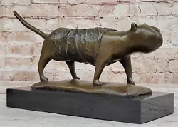 Buy Modern Botero Cat Sculpture Signed Bronze Figurine Figure Statue Deal • 331.09£