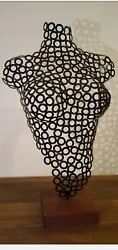 Buy Nude BLACK Metal Wall Art Female Torso Sculpture Abstract Unique Freestanding  • 150£