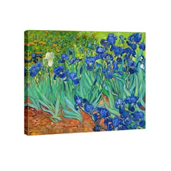 Buy Irises Van Gogh Fine Art Canvas Print Painting Pictures Photo Poster Framed • 1.99£