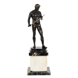 Buy German Antique Bronze Sculpture “Fencer” By Fritz Heinemann • 4,499.35£