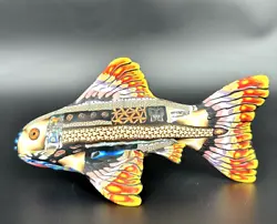 Buy $4,400 ADAM THOMAS REES SIGNED Aquatic FISH POLYMER CLAY SCULPTURE Figure • 1,667.13£