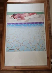 Buy David Hockney  - Sunbather - From ICA Exhibition ‘Painted In Britain’ 1970 Print • 500£