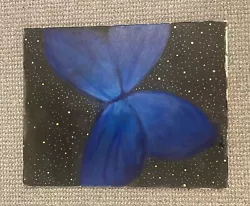 Buy Original Painting - Entitled Blue Butterfly In Space  20x16 Inch - As Shown • 25£