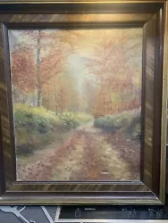 Buy Original Oil Landscape Painting  Country Path Signed Jeanne Vec????? Framed • 178£