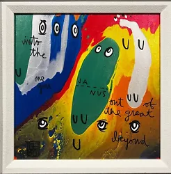 Buy LEBO  Into And Out Of The Great Beyond  Original Framed Painting, 10  X 10  2019 • 1,184.04£