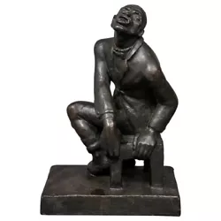Buy Helene Sardeau, Jazz Singer, French Art Deco Bronze Sculpture, 1928 • 5,525.52£